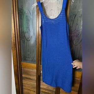 Armani Exchange Blue Bodycon Dress
